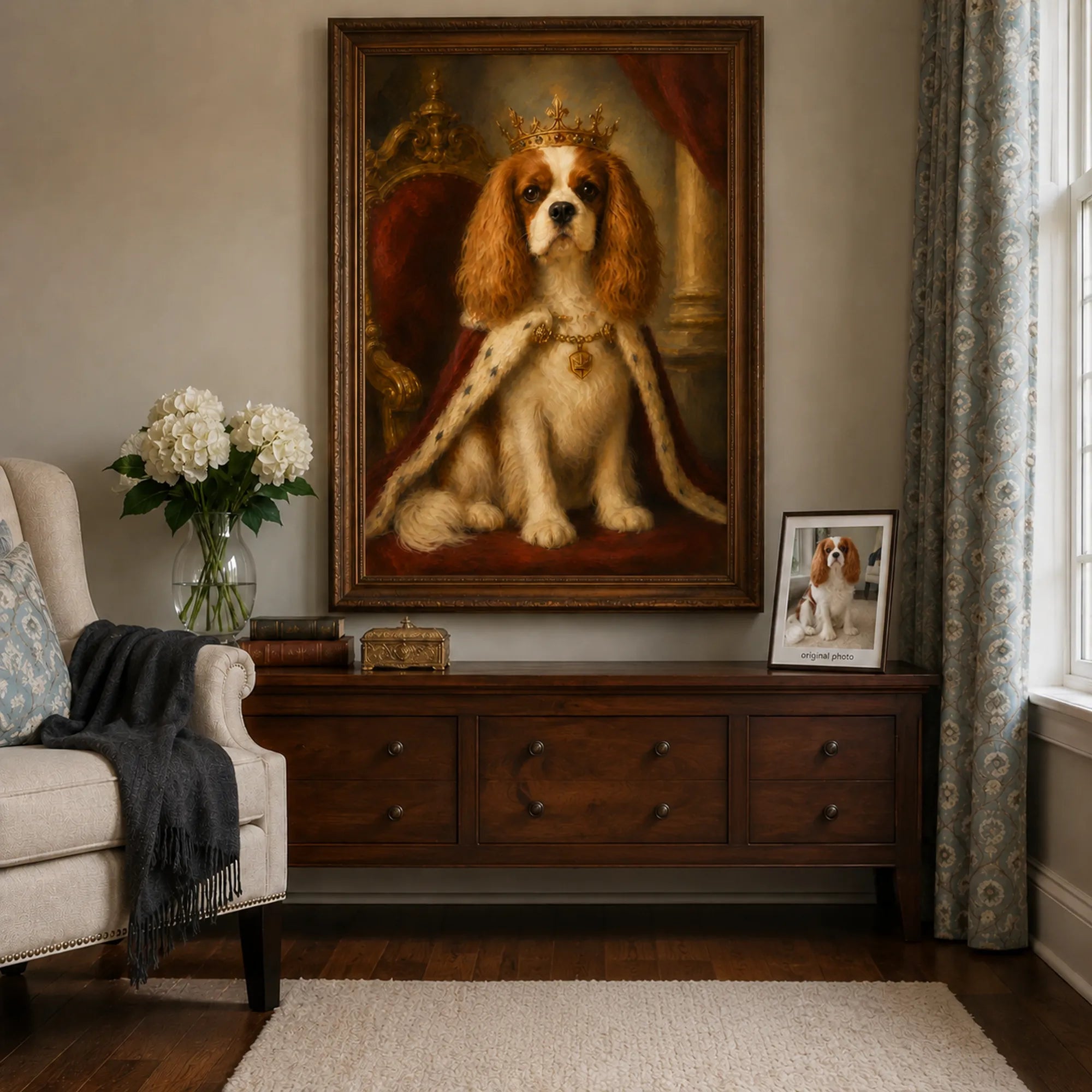 Custom Pet Portrait Oil Painting | Royal Pet Portraits