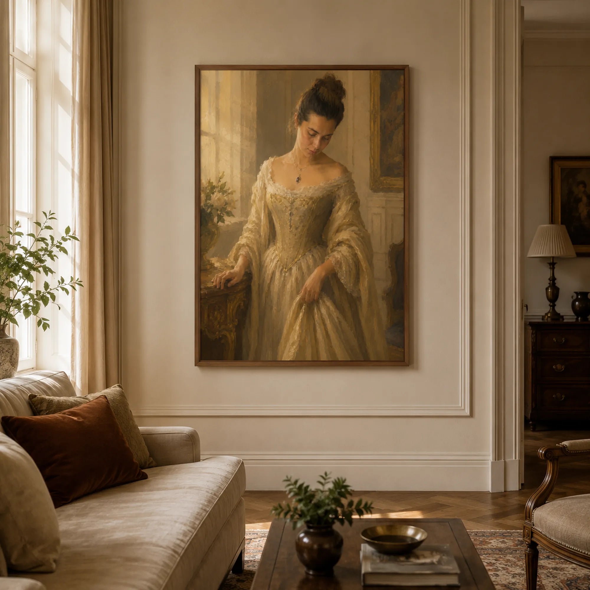 Custom Portrait Oil Painting | Aristocratic Style