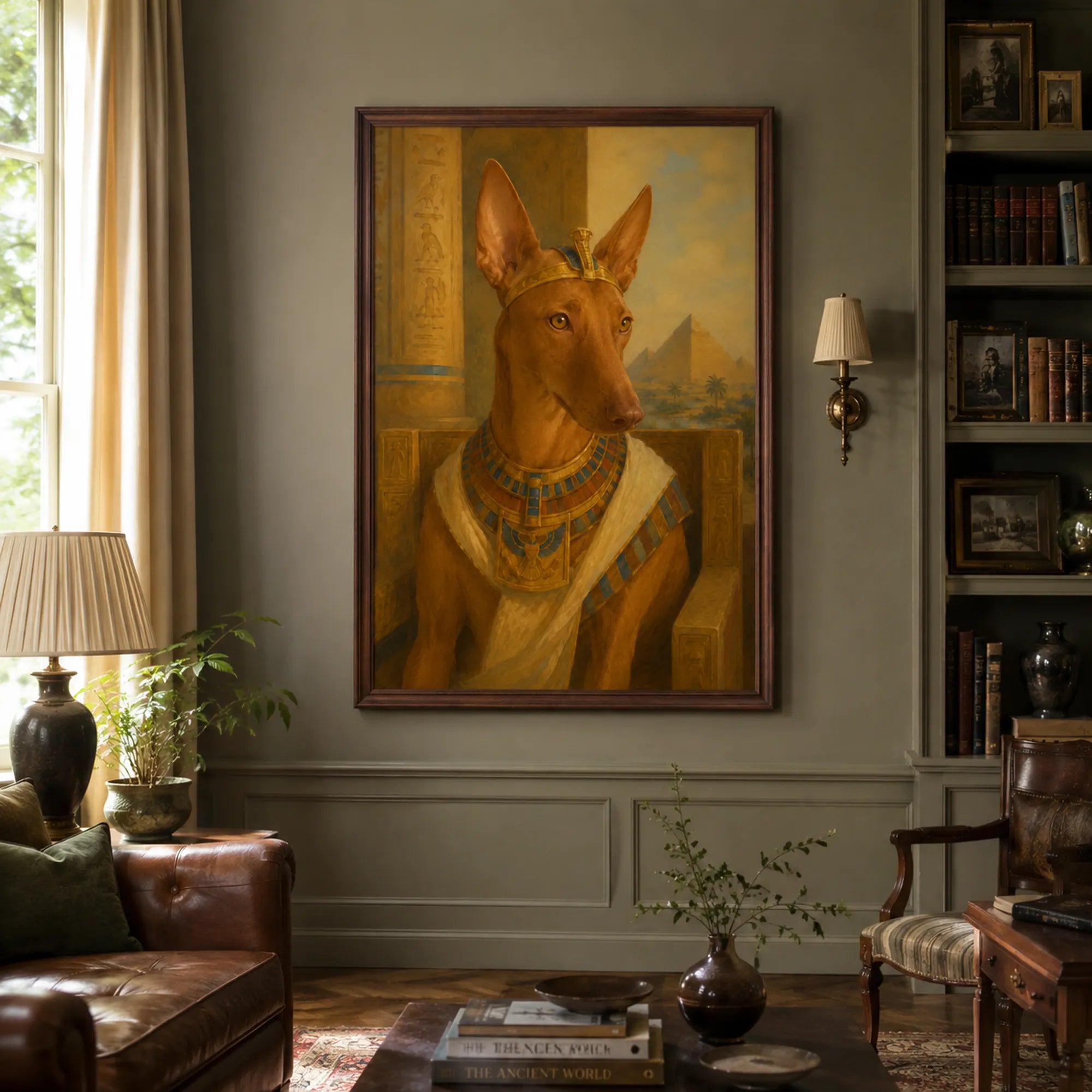 Custom Pet Portrait Oil Painting | Egyptian Pet Portraits