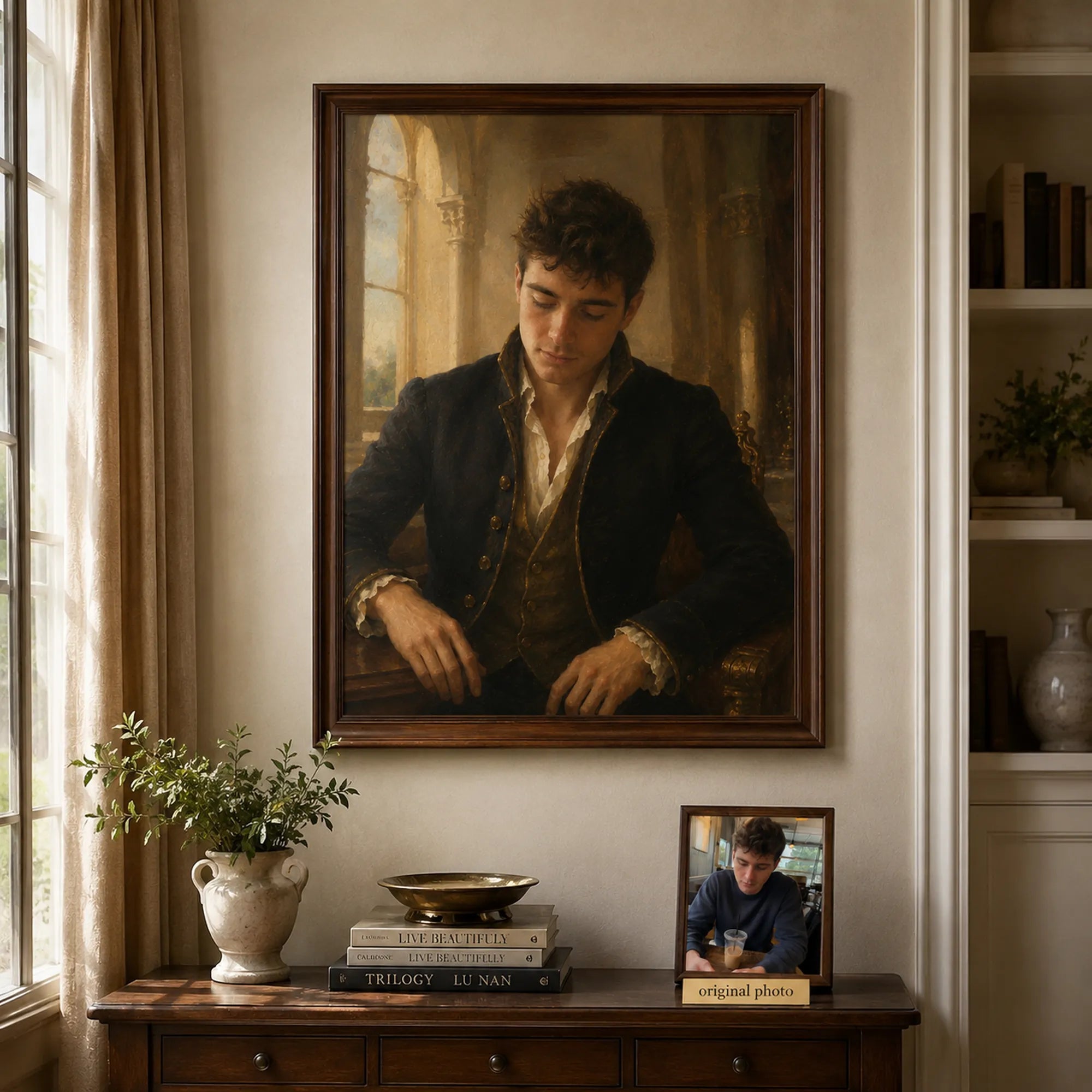 Custom Portrait Oil Painting | Aristocratic Style