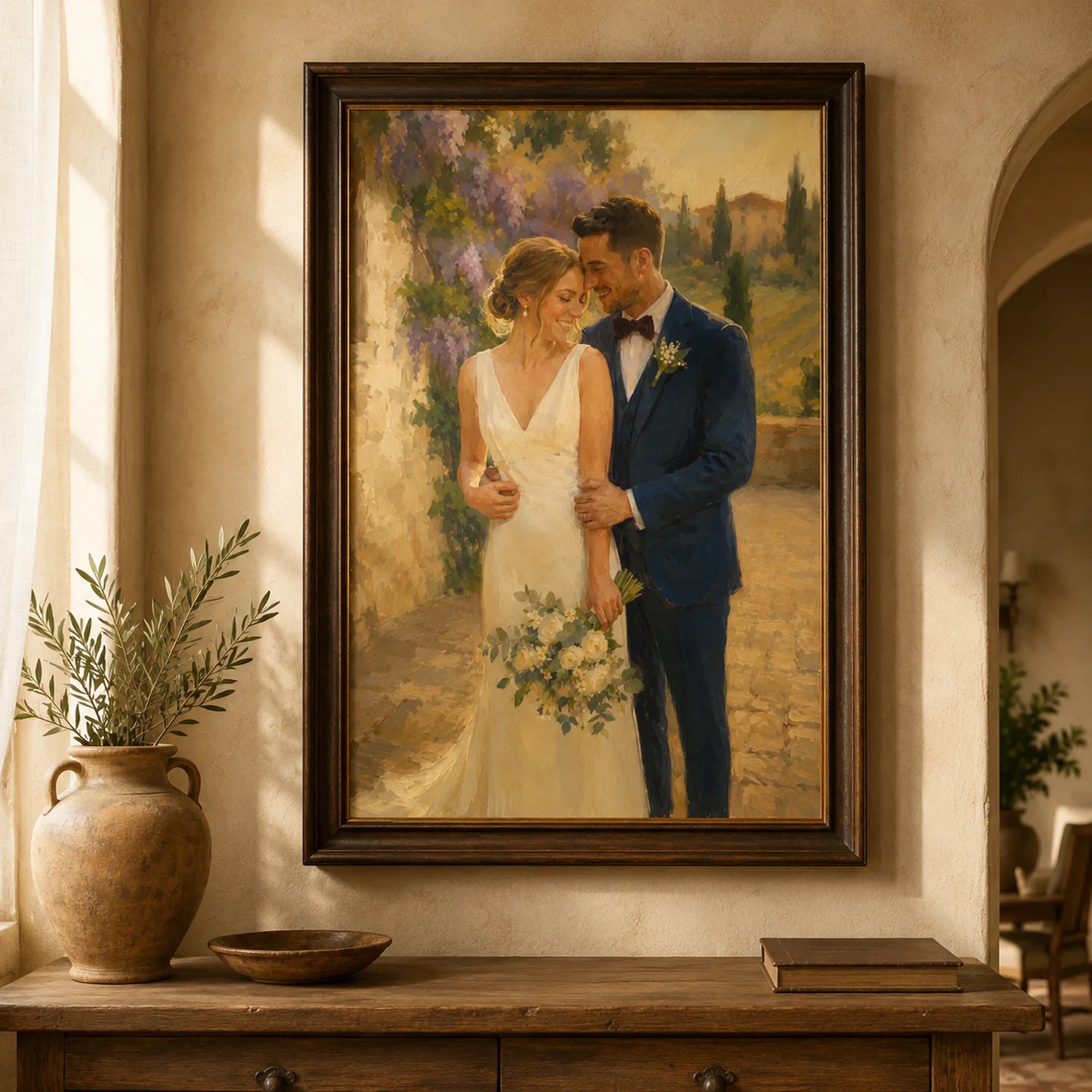 Custom 2-3 People Portrait Oil Painting | Origin Background