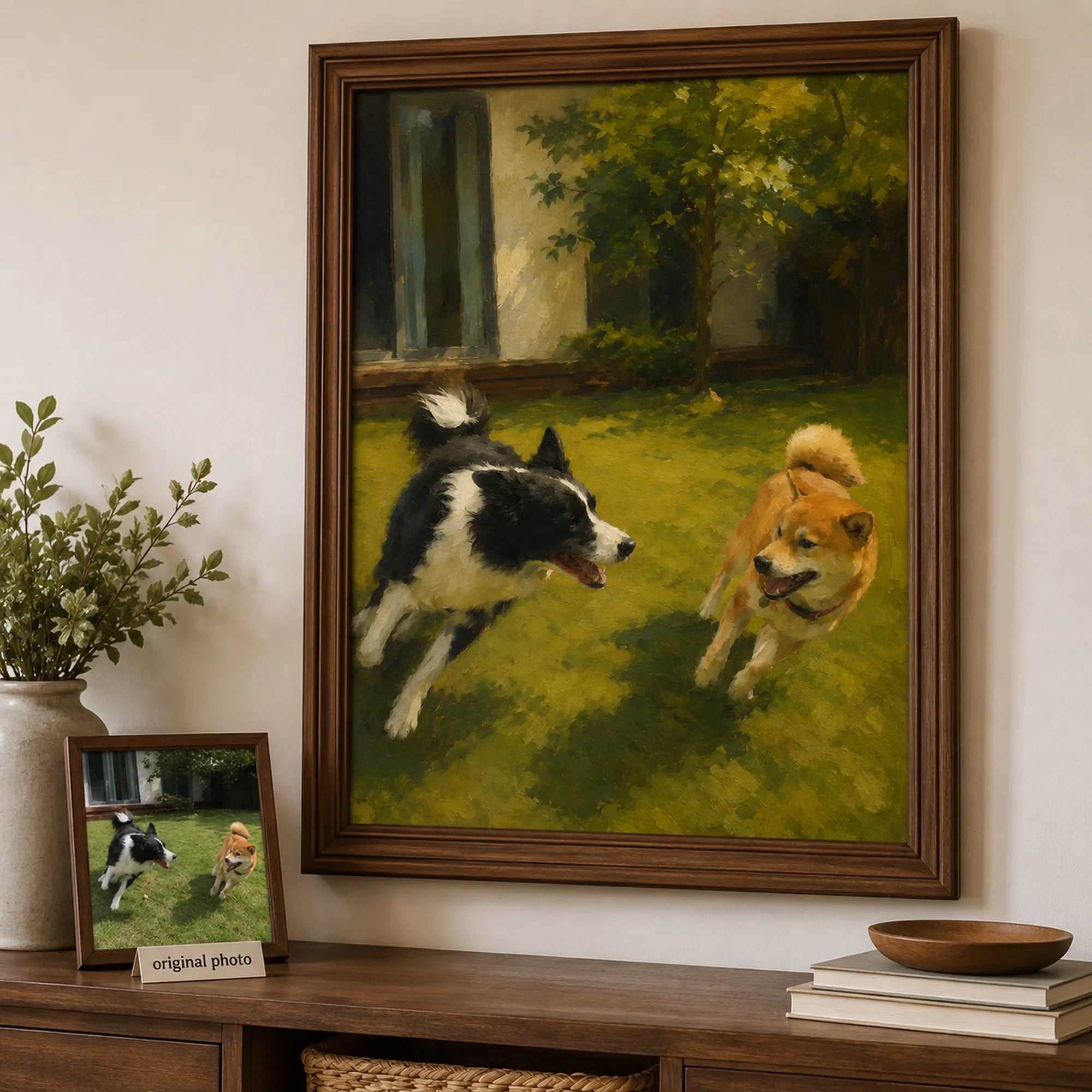 Custom Pet Portrait Oil Painting | Everyday Moments