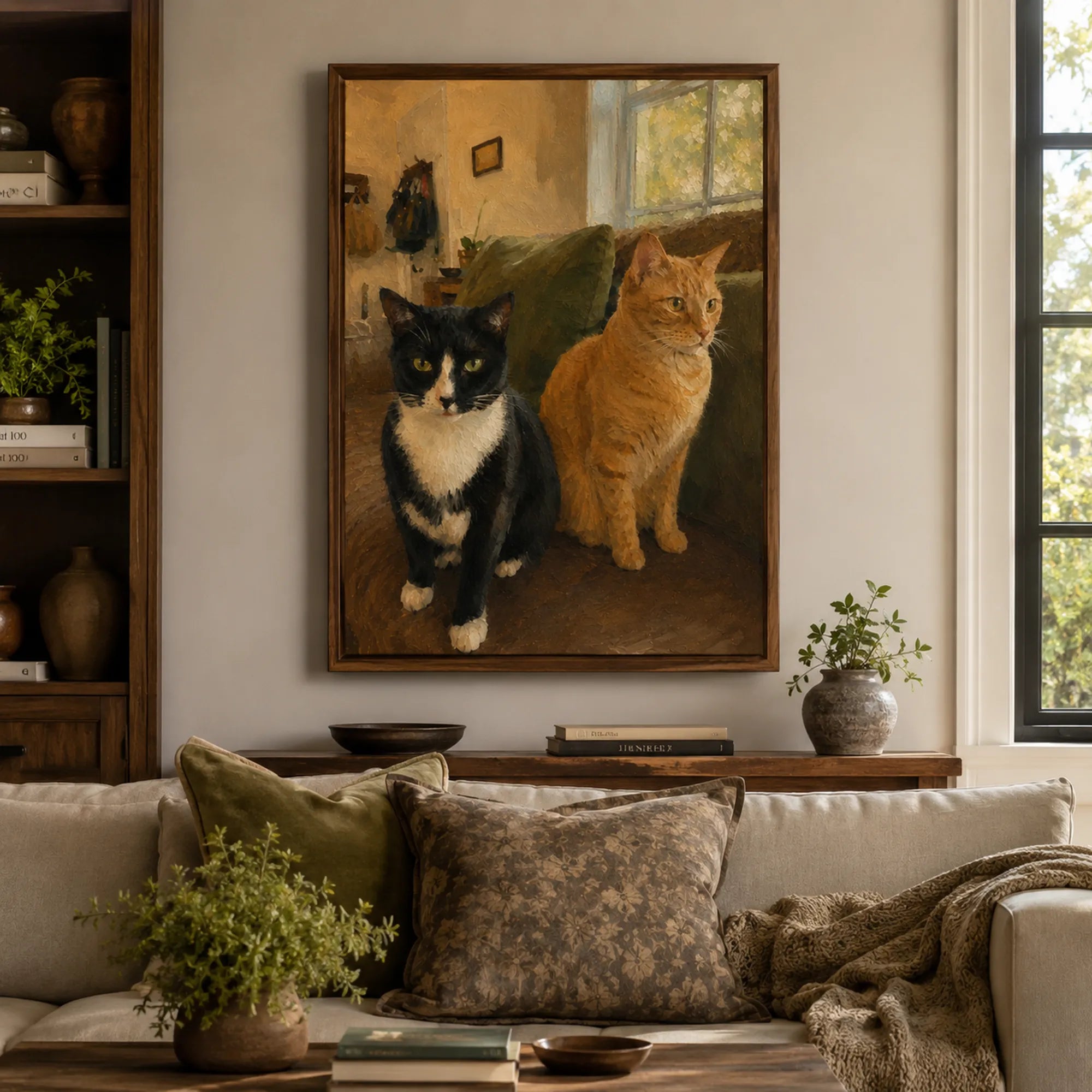 Custom Pet Portrait Oil Painting | Everyday Moments