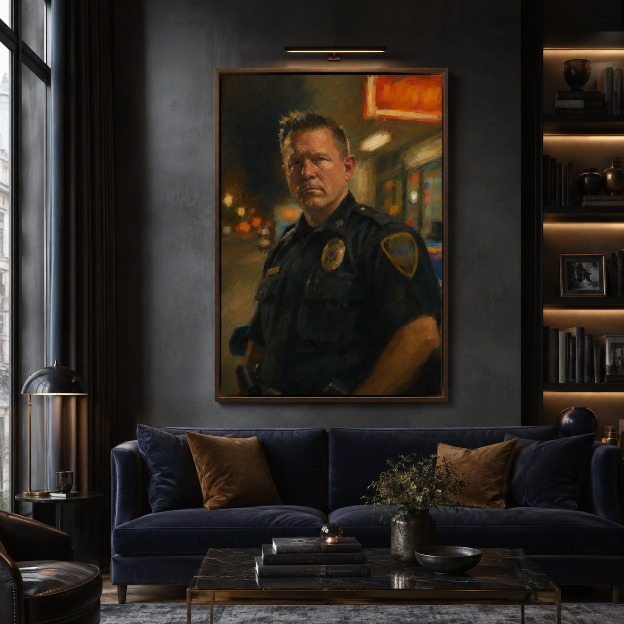 Custom Portrait Oil Painting | Hometown Heroes