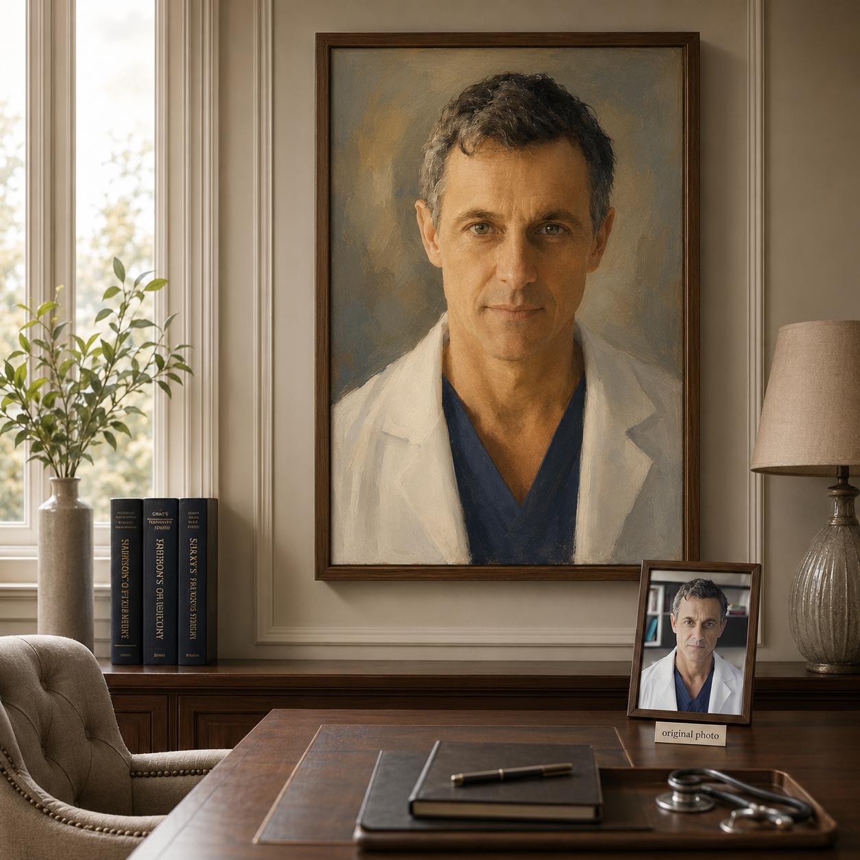 Custom Portrait Oil Painting | Hometown Heroes