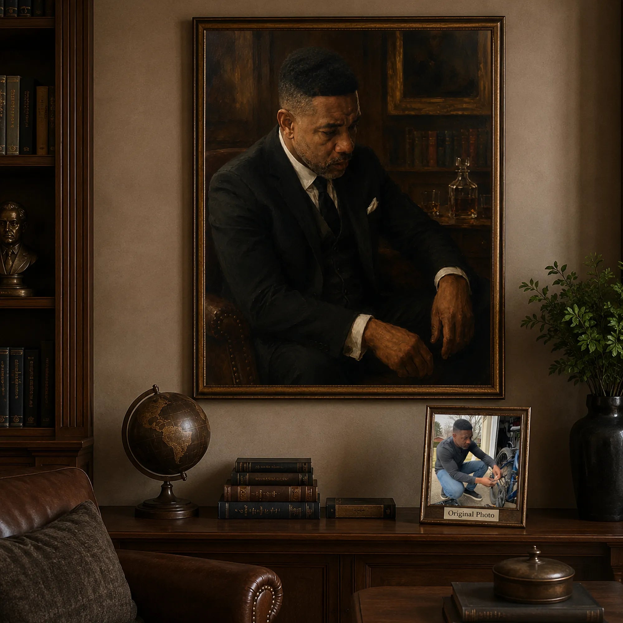 Custom Portrait Oil Painting | Old Money Gentleman