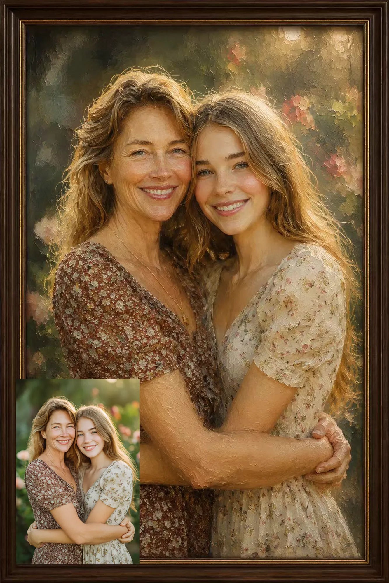 Custom 2-3 People Portrait Oil Painting | Origin Background