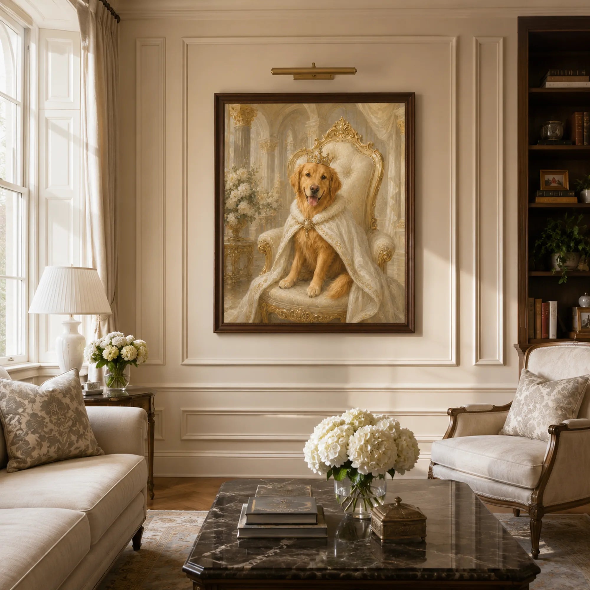 Custom Pet Portrait Oil Painting | Ivory Palace Portraits