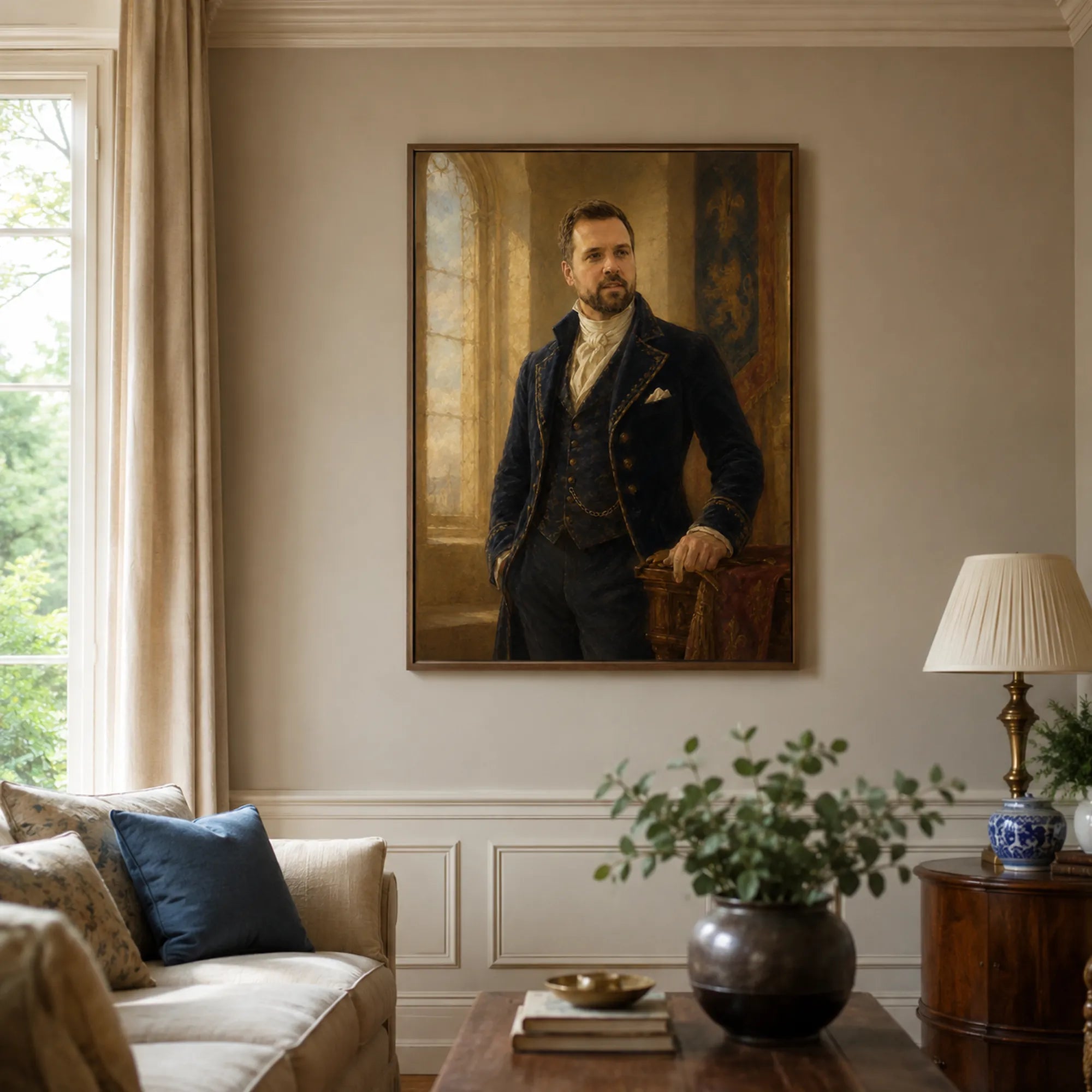 Custom Portrait Oil Painting | Aristocratic Style