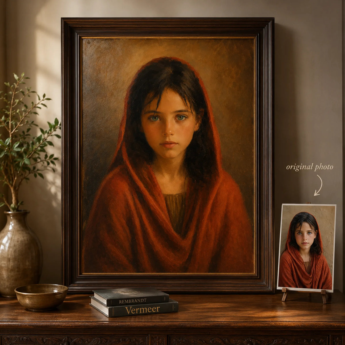 Custom Portrait from Photo – Hand-Painted in Oil