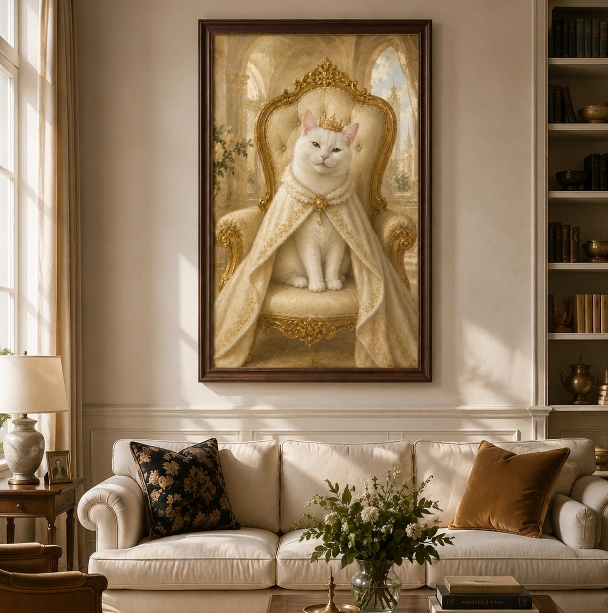 Custom Pet Portrait Oil Painting | Ivory Palace Portraits