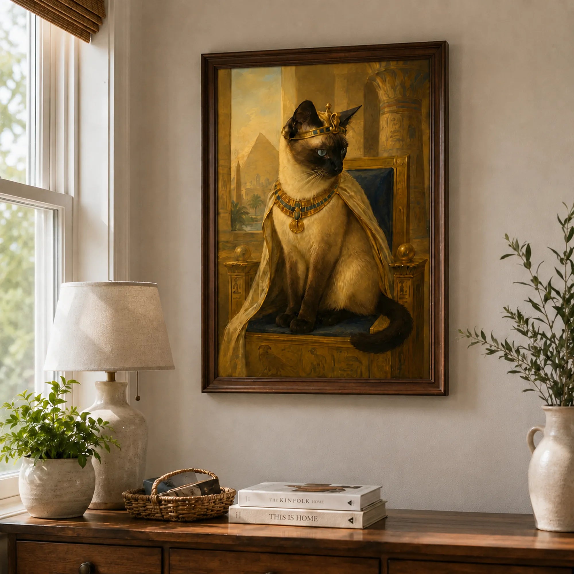 Custom Pet Portrait Oil Painting | Egyptian Pet Portraits