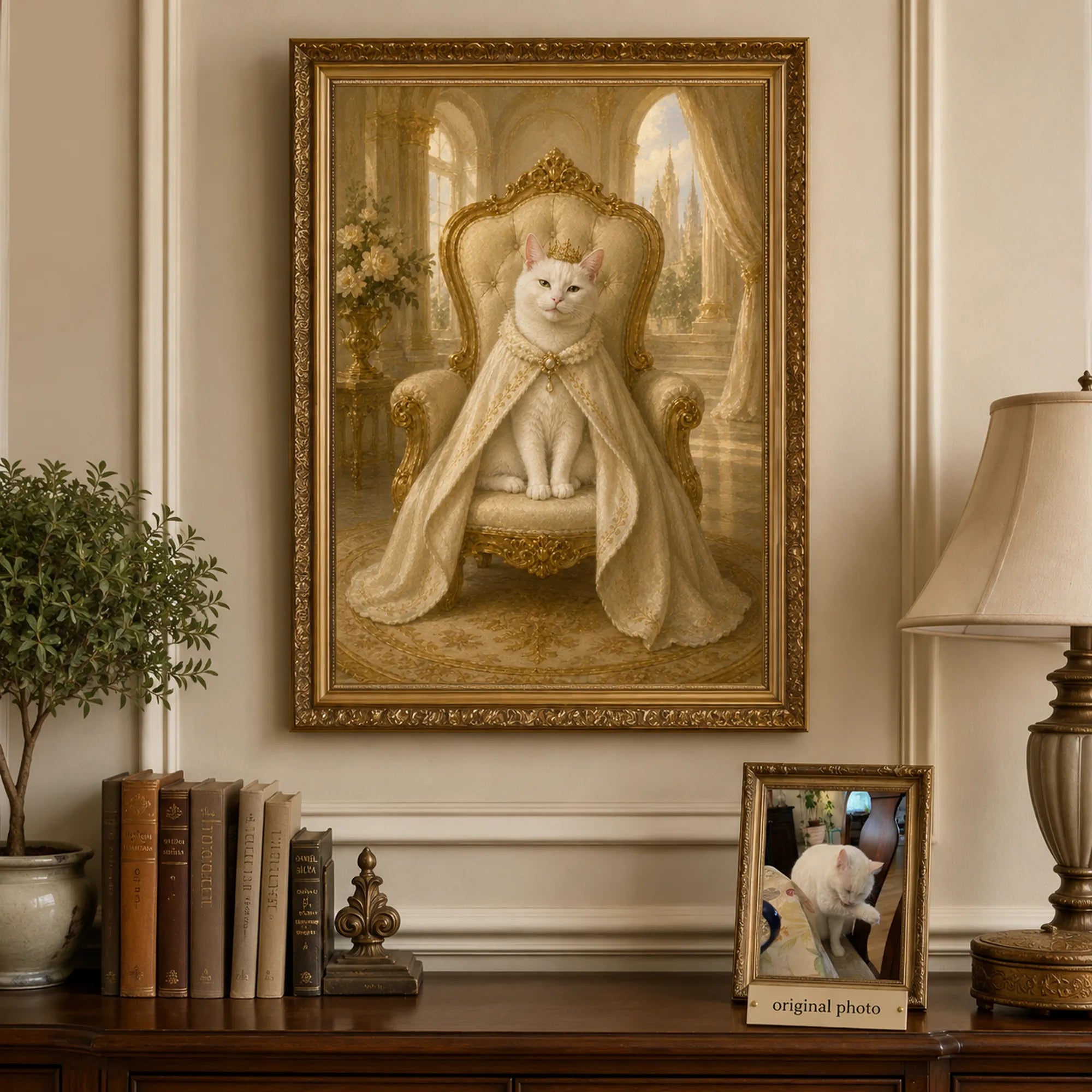 Custom Pet Portrait Oil Painting | Ivory Palace Portraits