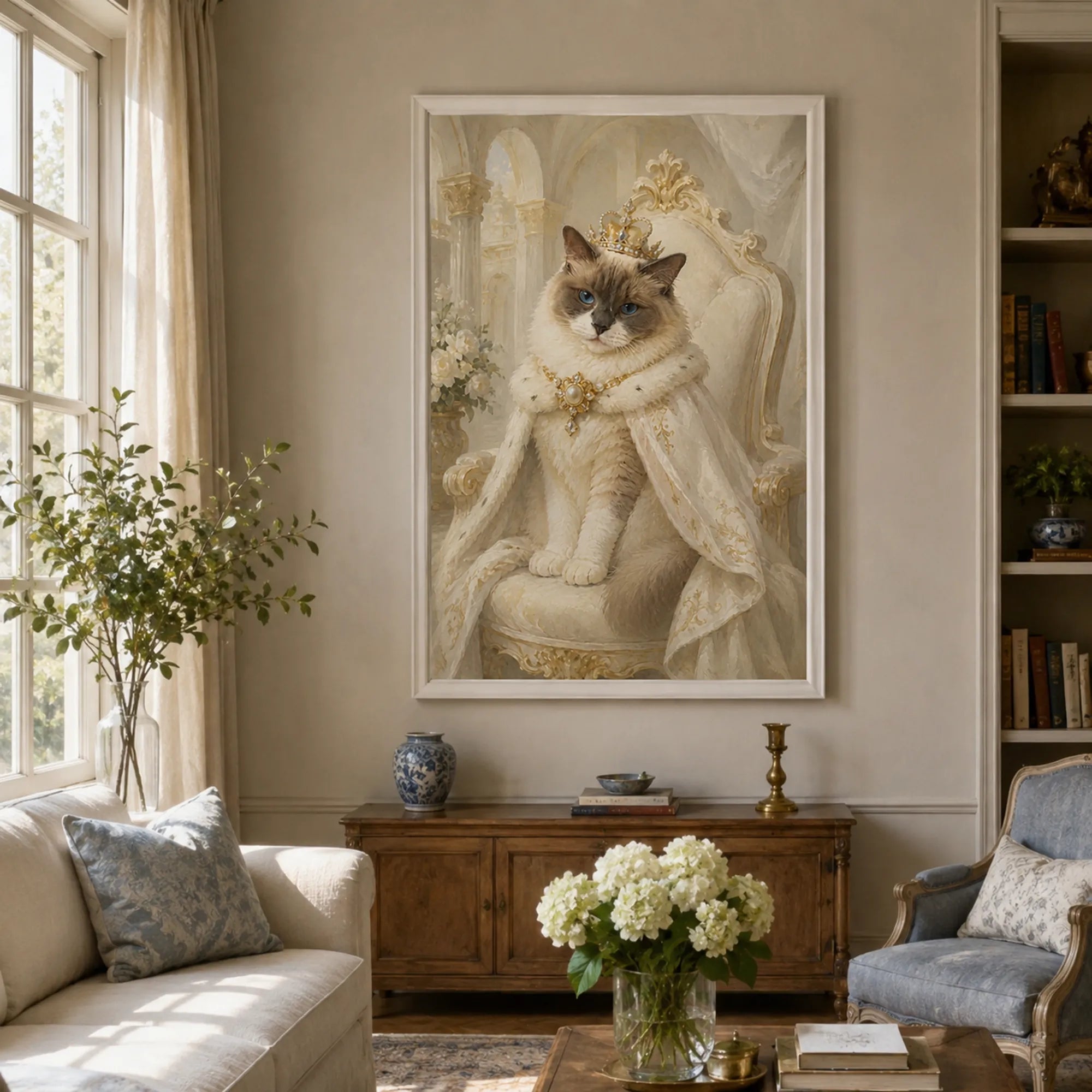 Custom Pet Portrait Oil Painting | Ivory Palace Portraits
