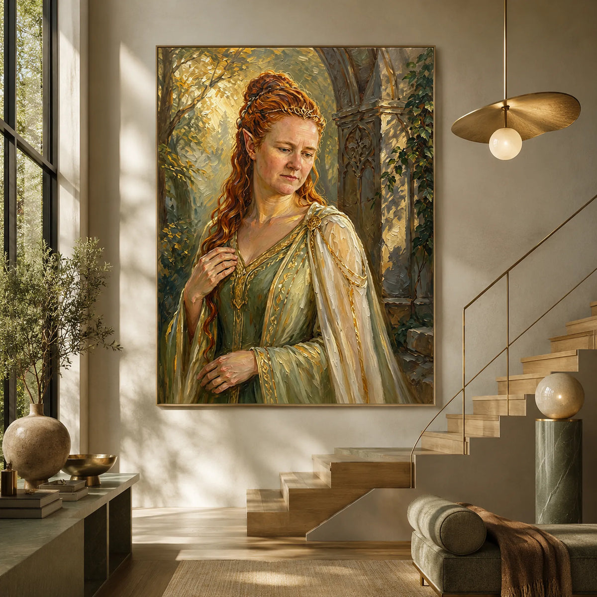 Elven Realm – Hand-Painted Custom Portrait