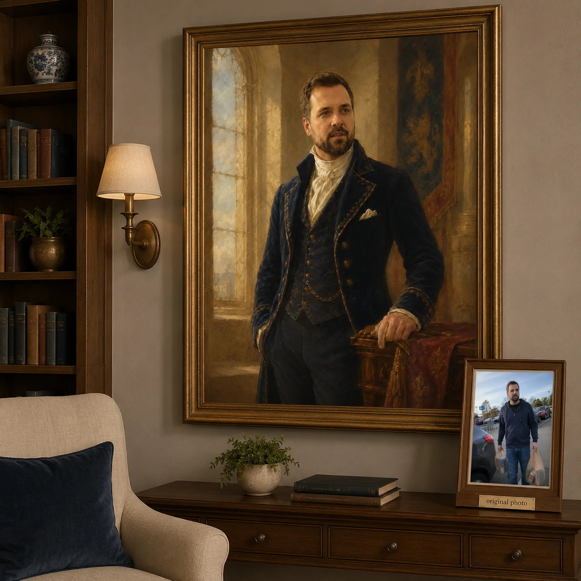Custom Portrait Oil Painting | Aristocratic Style