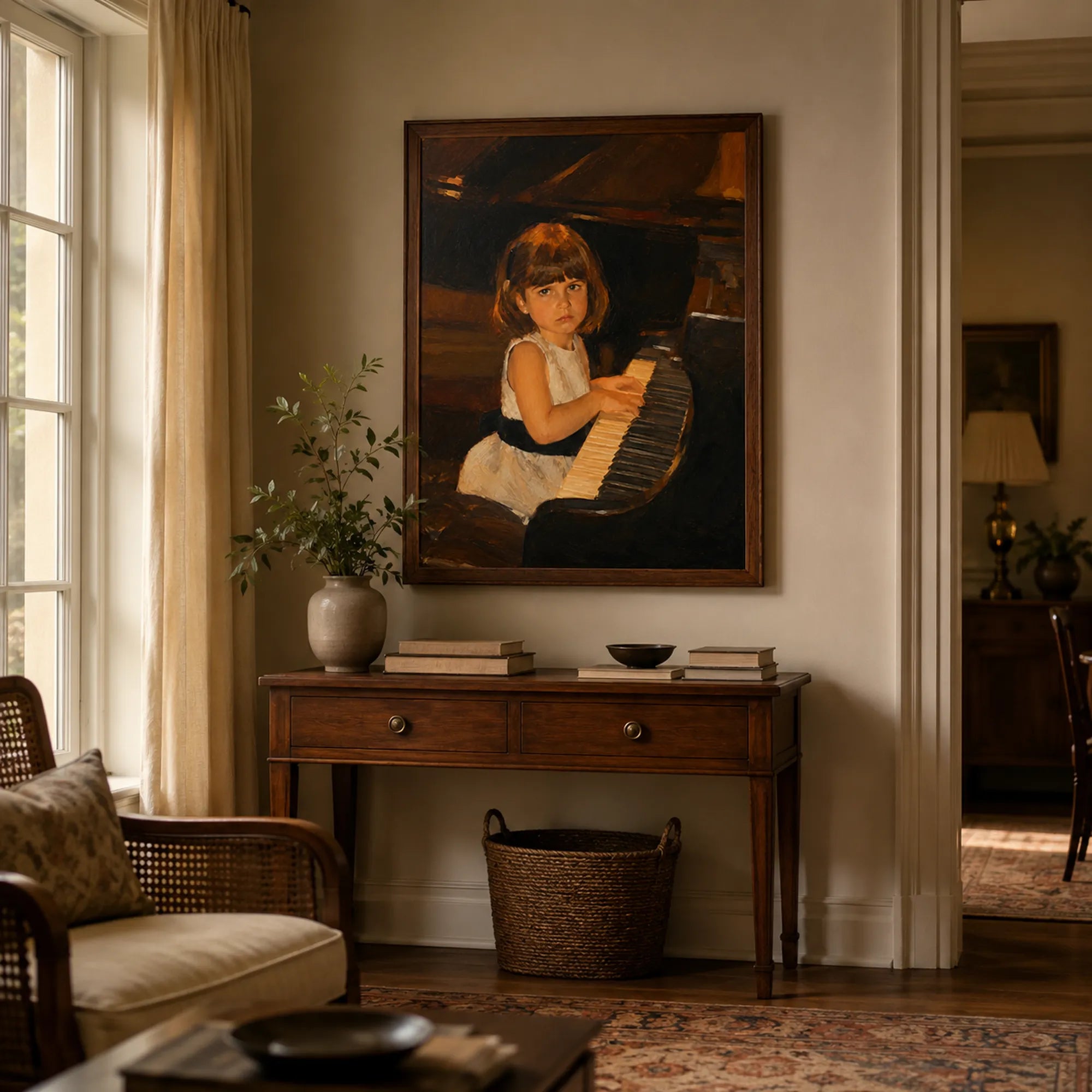 Custom Single Portrait Oil Painting | Origin Background