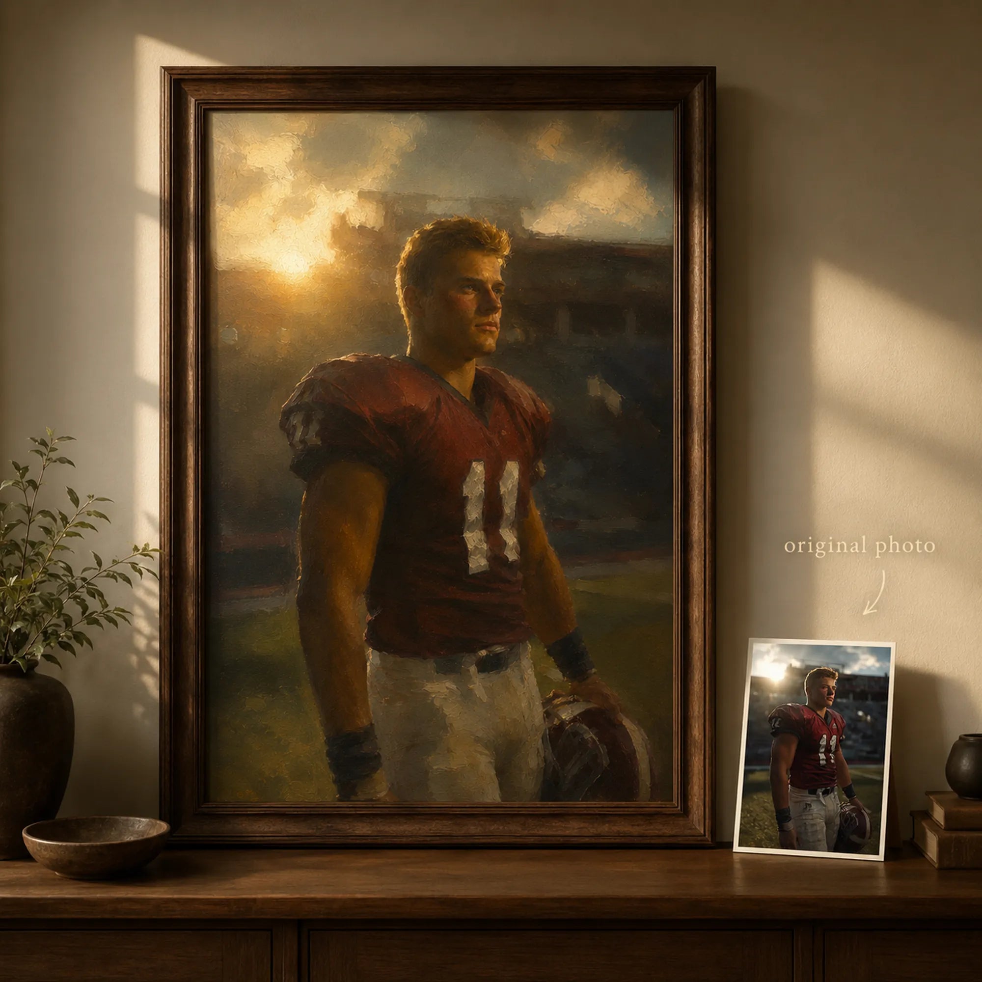 Custom Single Portrait Oil Painting | Origin Background
