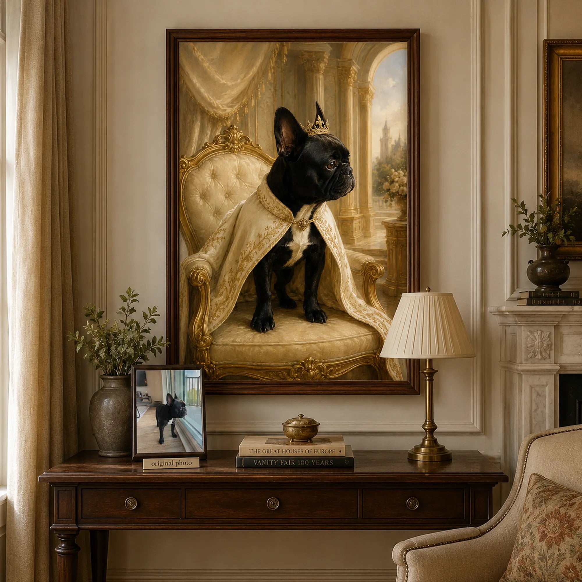 Custom Pet Portrait Oil Painting | Ivory Palace Portraits