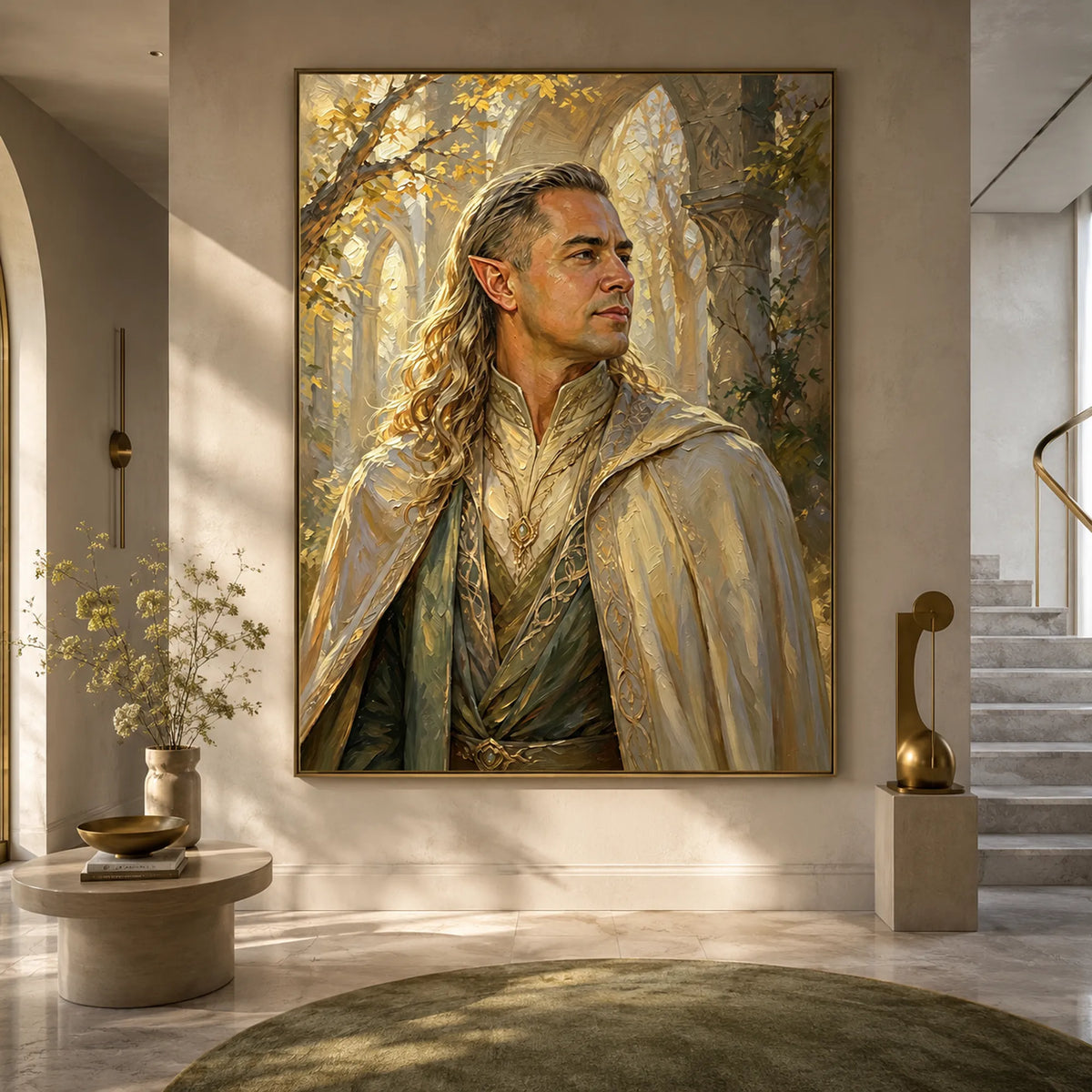 Elven Realm – Hand-Painted Custom Portrait