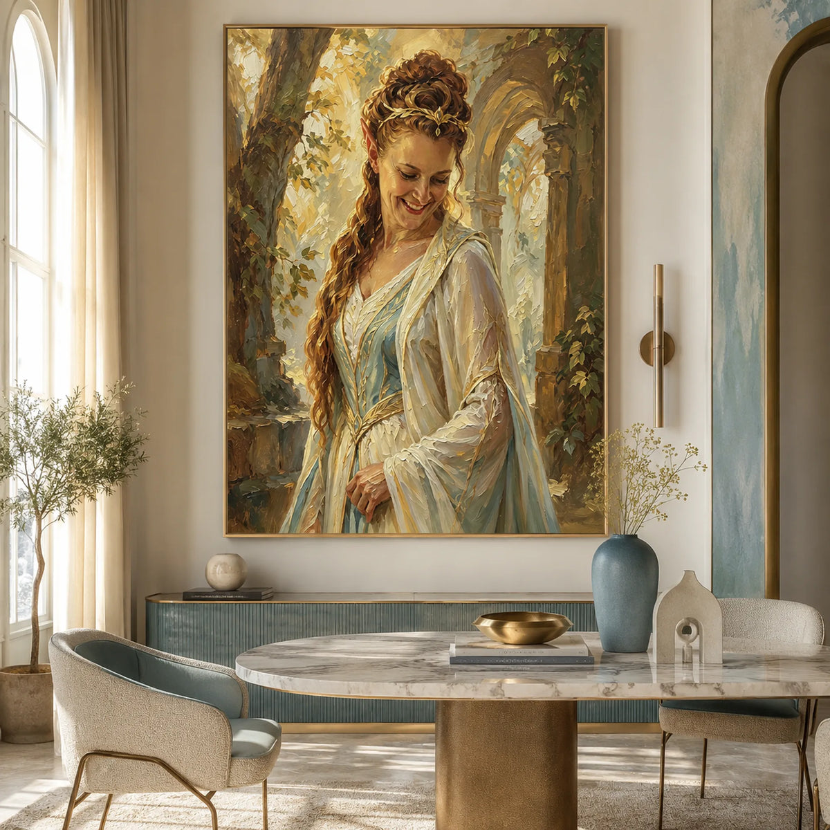 Elven Realm – Hand-Painted Custom Portrait