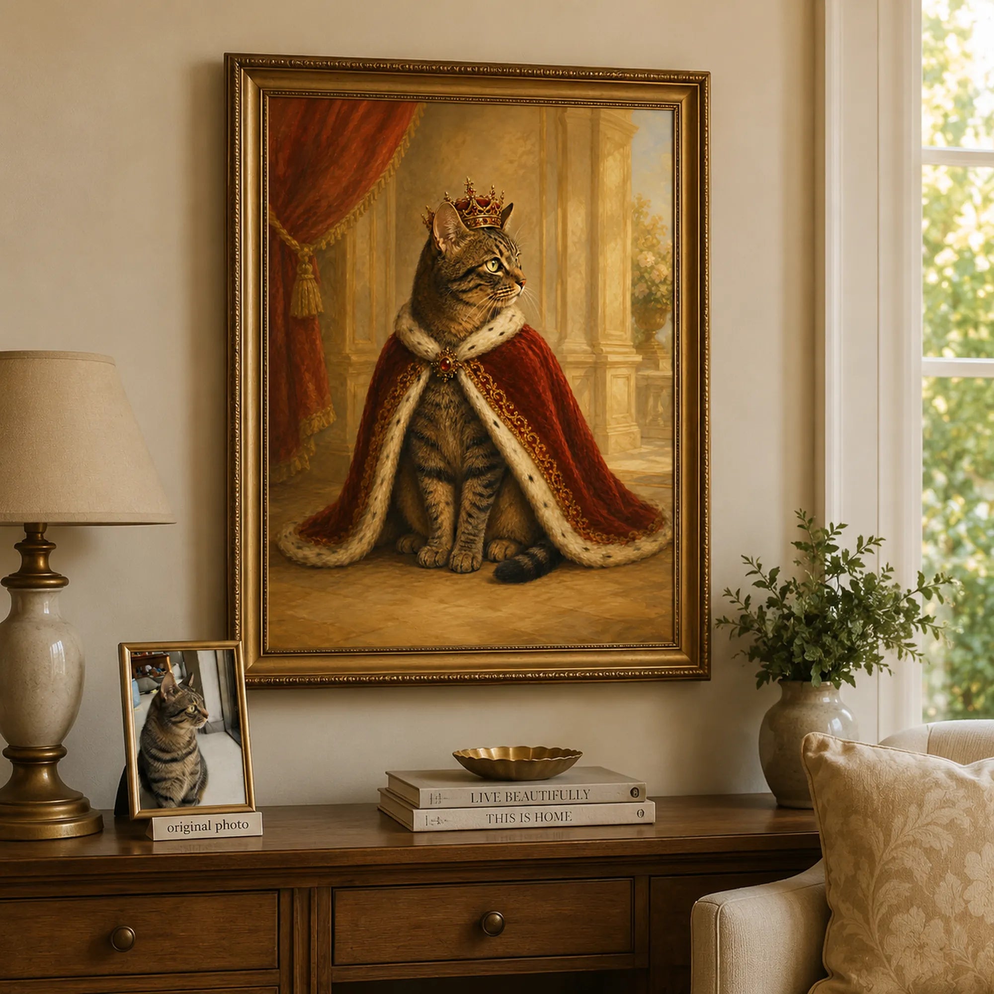 Custom Pet Portrait Oil Painting | Royal Pet Portraits