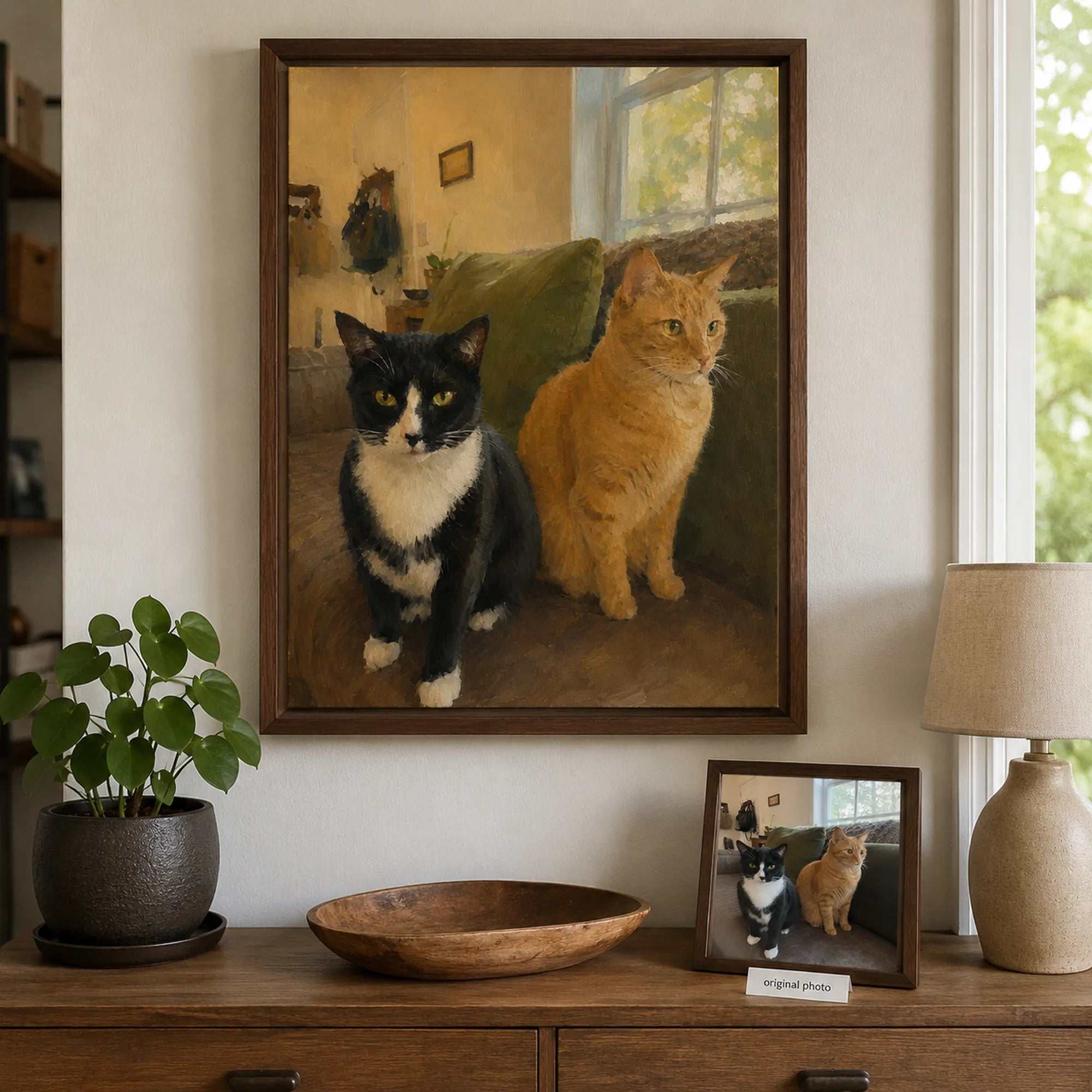 Custom Pet Portrait Oil Painting | Everyday Moments