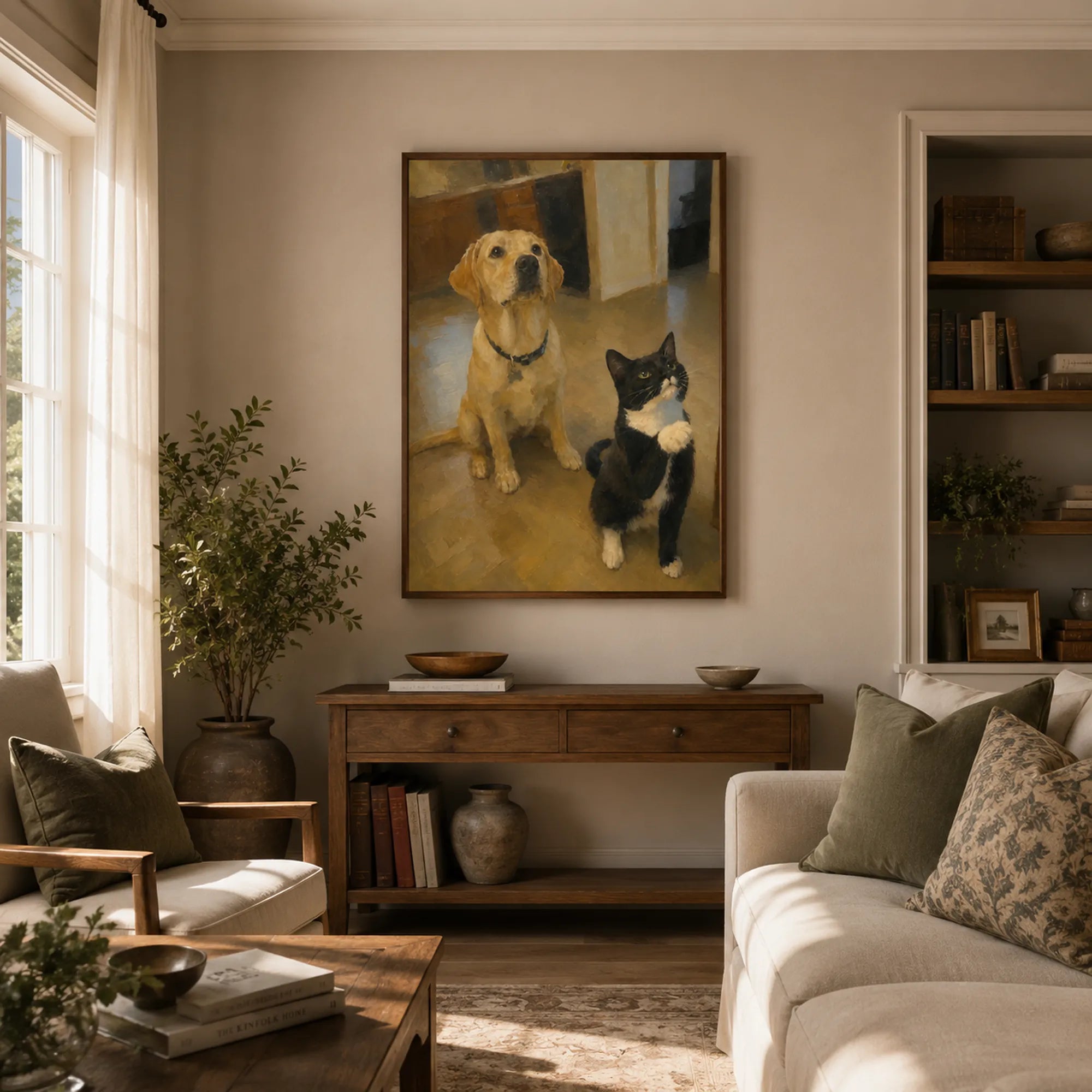 Custom Pet Portrait Oil Painting | Everyday Moments