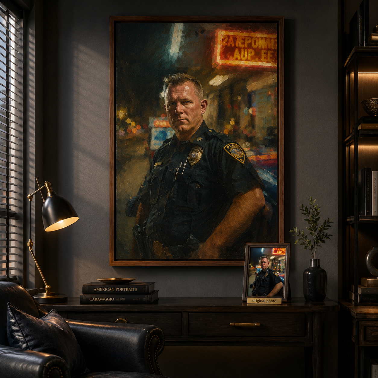 Custom Portrait Oil Painting | Hometown Heroes