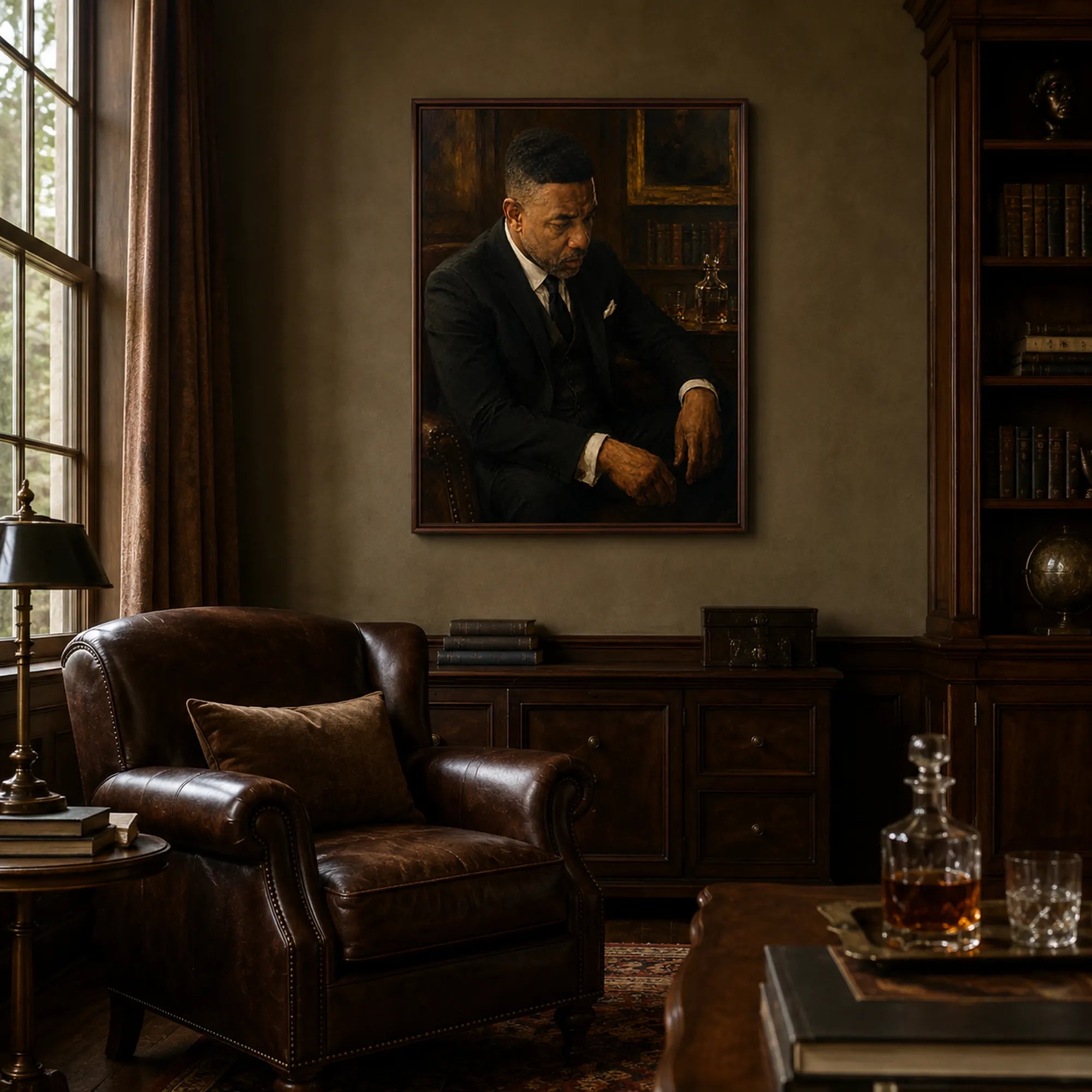 Custom Portrait Oil Painting | Old Money Gentleman