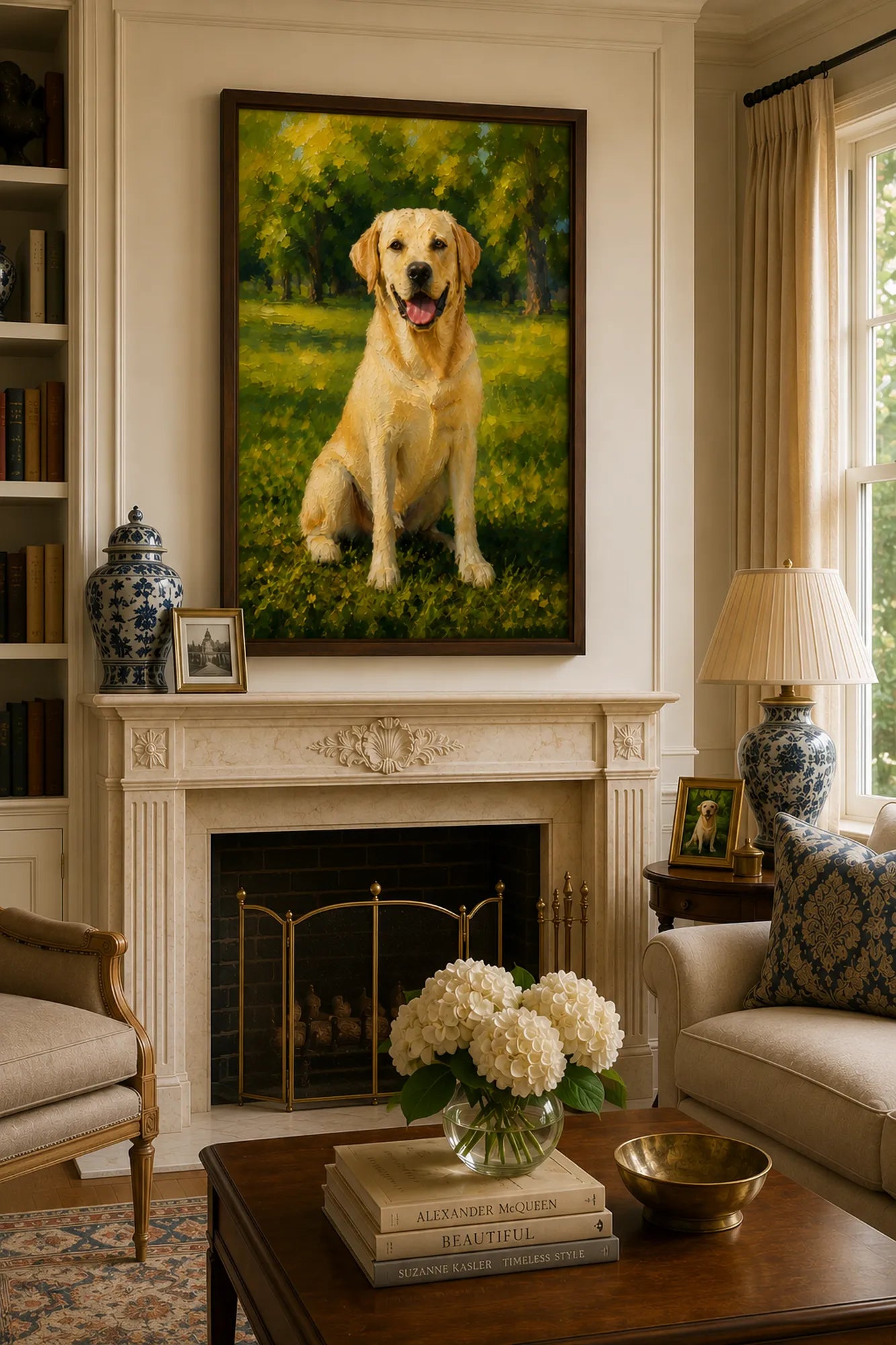 Custom Single Portrait Oil Painting | Original Background