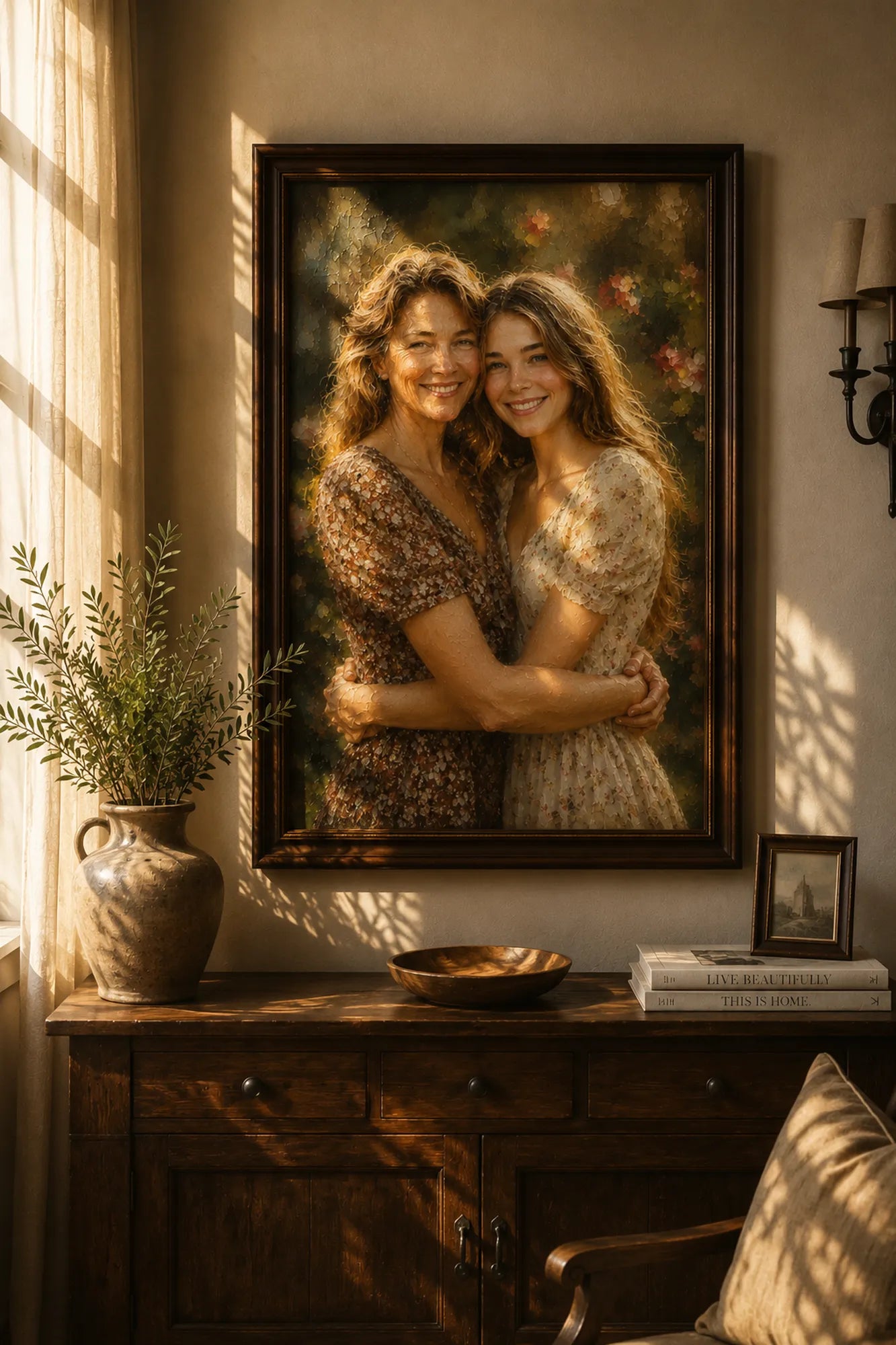 Custom 2-3 People Portrait Oil Painting | Origin Background