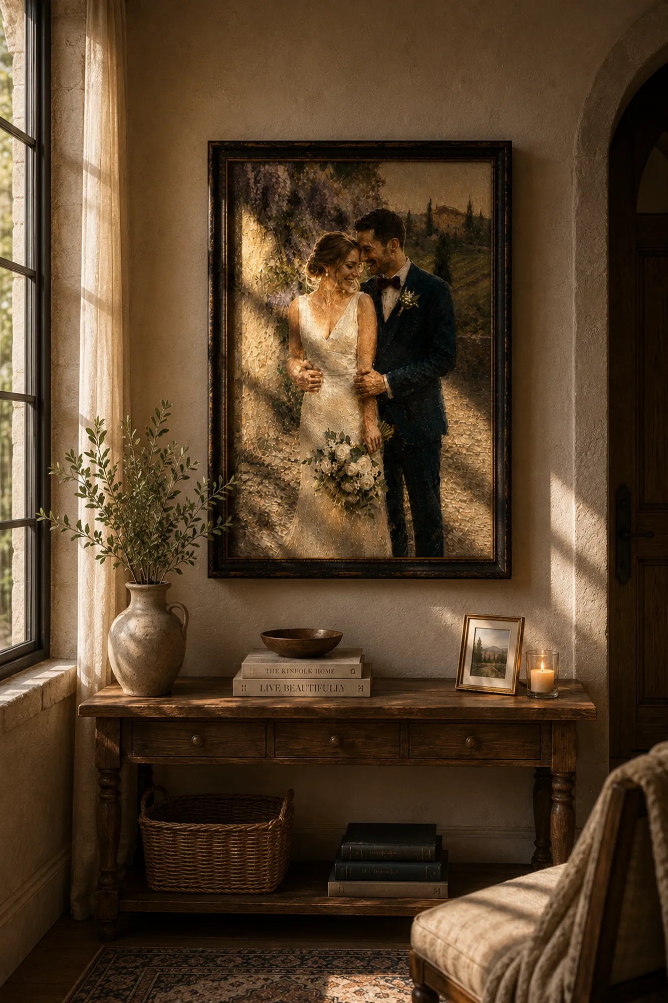 Custom 2-3 People Portrait Oil Painting | Origin Background