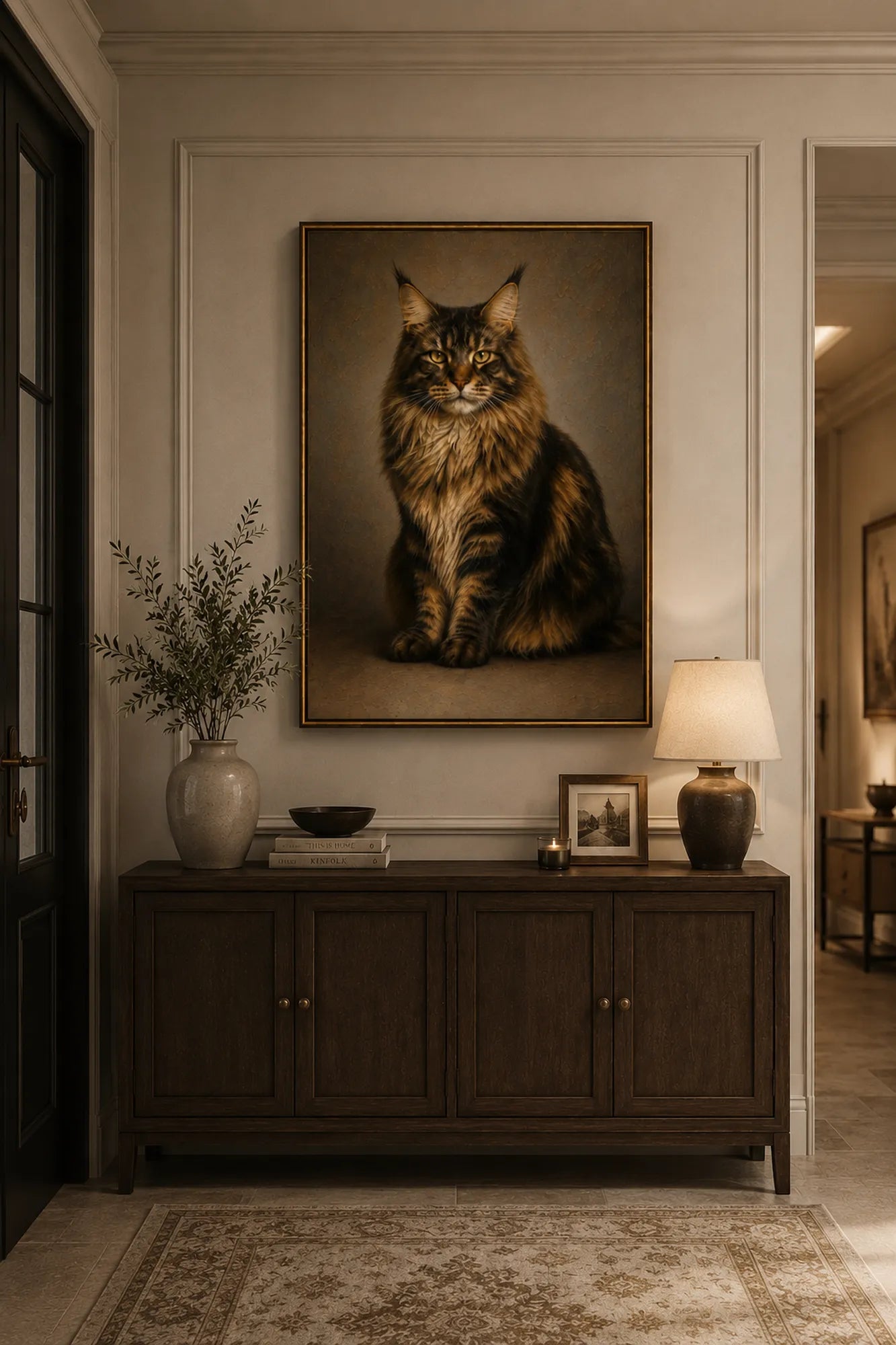 Custom Single Portrait Oil Painting | Solid Background